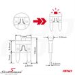 04340 宝马 K80 -  Blade fuse set Mini LED - with clip, 10 pcs.