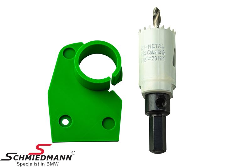 Schmiedmann - Heater fix - broken shaft - Hole saw and drill guide