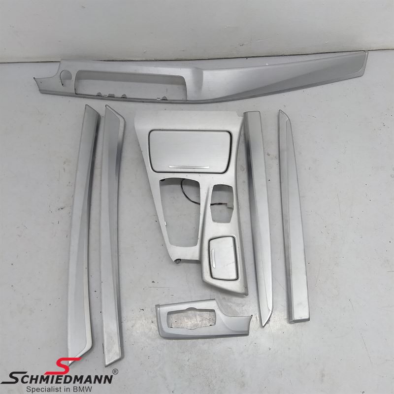 Interior molding set "ALU" for doors/center console and dashboard