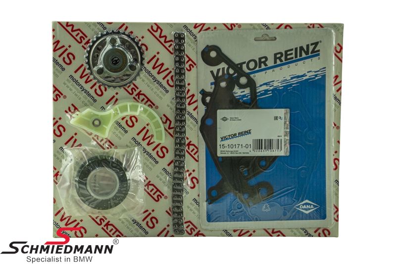 IWIS timing chain kit - lower - OE-quality - 5 year guarantee and up to 100,000 kilometers! - Bolts are included