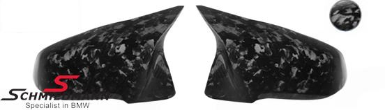 Sidemirror covers -Motorsport III- Forged Carbon, set for both sides