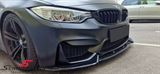 FRLF8082MOT3 BMW F82 LCI M4 -  Frontspoiler lip -Motorsport III- Gloss black