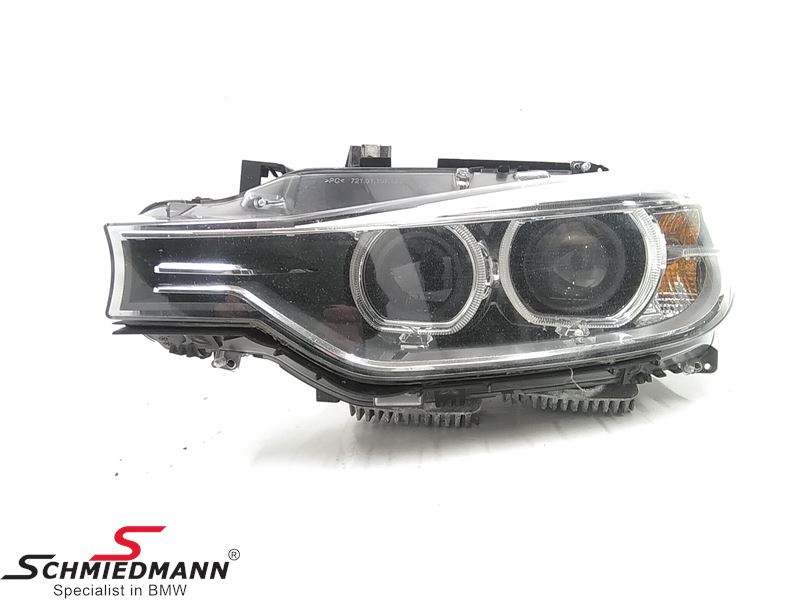 Headlight D1S Bi-xenon L.-side complete without xenon/adaptive light original BMW