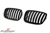 NSX5X6GBEVO  Kidney set - EVO-design, high gloss black 