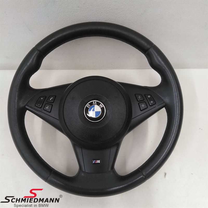 Sport steering wheel M-Technic leather airbag Ø380mm 