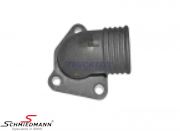 Flange for waterhose on the cylinderhead