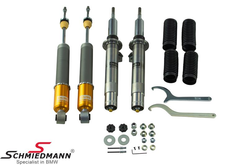 Öhlins Road & Track Coilover Complete kit, front/rear 15-35/5-30 mm (with Tüv)