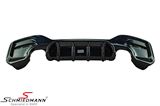 INF2021LCIMOT2 BMW F21 LCI -  Diffuser, rear -Motorsport II- Black gloss