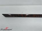 A40852 51428200713 51 42 8 200 713 8200713 BMW E39 -  Wooden Strip door rear left "Nussbaum"