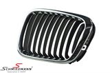 51138208487BLI 51138208487 51 13 8 208 487 8208487  Kidney - left side, chrom frame and black spikes