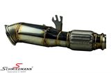 500001037.CL BMW G11 LCI -  Wagner Tuning decat downpipe, for race use only (please note, the kit will turn the yellow engine lamp on which wont have any influence on performance, to turn it of reprogramming is needed) 