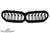 NSG3031LCIDSHG BMW G31 LCI -  Kidney set black highgloss with double grill spokes