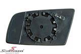 51167065082LR 51167065082 51 16 7 065 082 7065082 BMW E64 -  Spiegelglas rechts - met verwarming