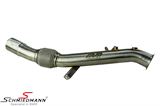 RM112107 BMW E61 -  RM Motors diesel catalyst replacement (Downpipe), for race use only (please note, the kit will turn the yellow engine lamp on which wont have any influence on performance, to turn it of reprogramming is needed) 