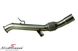 RM112107 BMW E61 -  RM Motors diesel catalyst replacement (Downpipe), for race use only (please note, the kit will turn the yellow engine lamp on which wont have any influence on performance, to turn it of reprogramming is needed) 