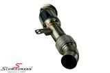 RM111118C BMW F30 LCI -  Downpipe with catalytic converter, 200 cells