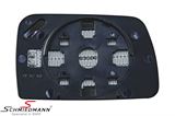 51167039597LR 51167039597 51 16 7 039 597 7039597  Side-view mirror glass wide-angle and heated, left side