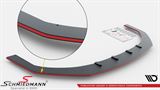 FRLG42MSPBR-MD BMW G42 -  Maxton Design -Street Pro- Front splitter, matte black/red