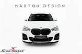 FRLF48LCI-MD BMW X1 (F48LCI) -  Maxton Design - Front splitter, black gloss