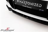 FRLF48LCI-MD BMW X1 (F48LCI) -  Maxton Design - Front splitter, black gloss