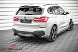 INF48LCI-MD BMW X1 (F48) -  Maxton Design - Rear diffuser, black gloss