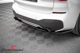 INF48LCI-MD BMW X1 (F48) -  Maxton Design - Rear diffuser, black gloss