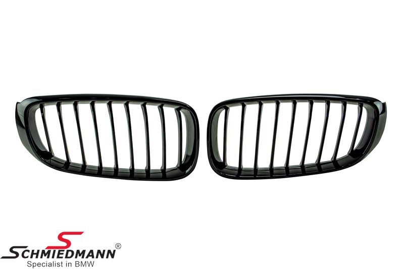 Kidney set highgloss black 