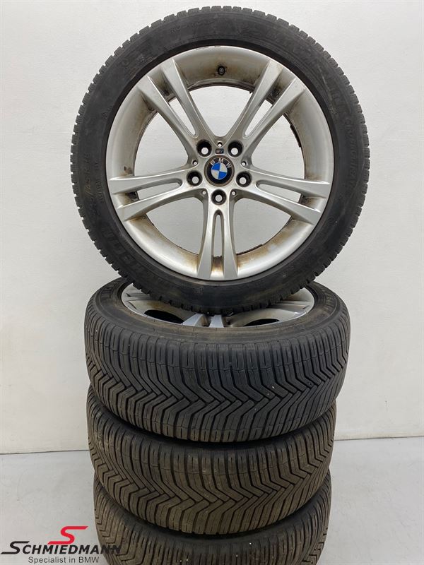 18" org. BMW wheels with allyear tyres "M Douple Spoke 184" set 4pcs