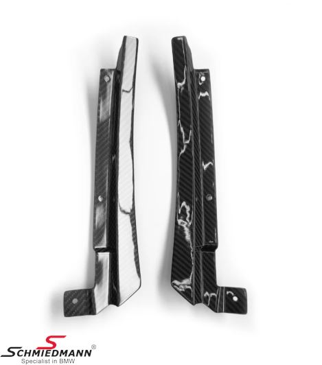Frontbumper Canards set - Carbon 2 pcs.