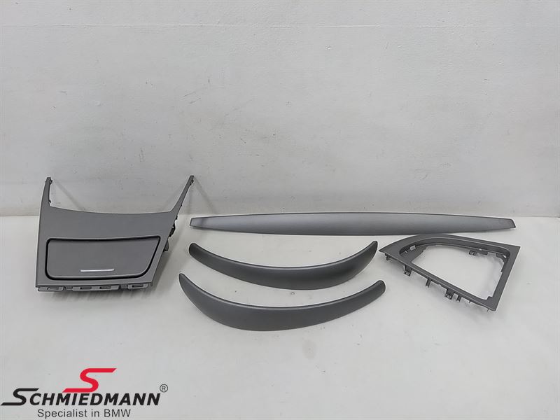 Interior cover set "04AK Interior trim finishers silver"
