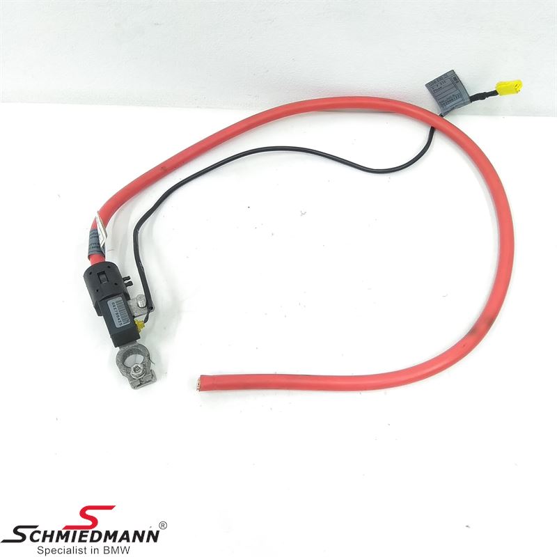 Battery repaircable plus pole with secure unit for airbagsystem 