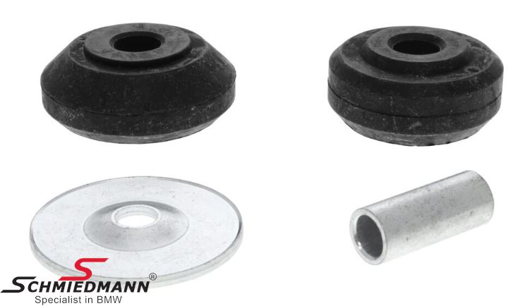 Guide support shock absorber rear right side 