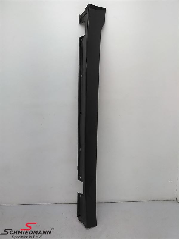 Door sill trim panel right Black Sapphire 475