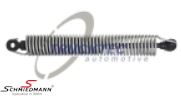 Tension spring for the trunk lid Left