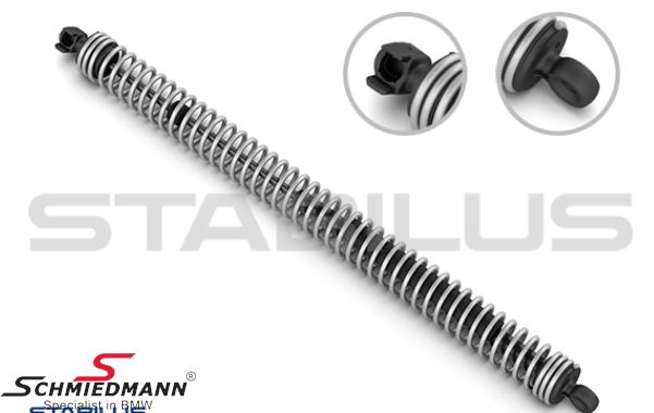 Tension spring for the trunk lid Left