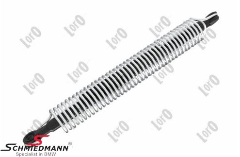 Tension spring for the trunk lid right side