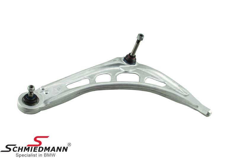 Wishbone complete - left side with rubber mountings