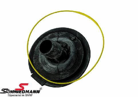 Rubber boot for gearshift lever