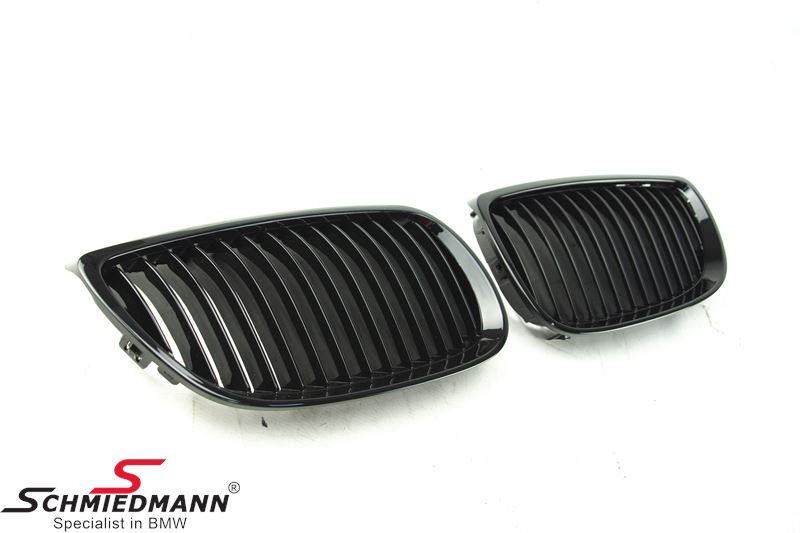 Kidney set high gloss black