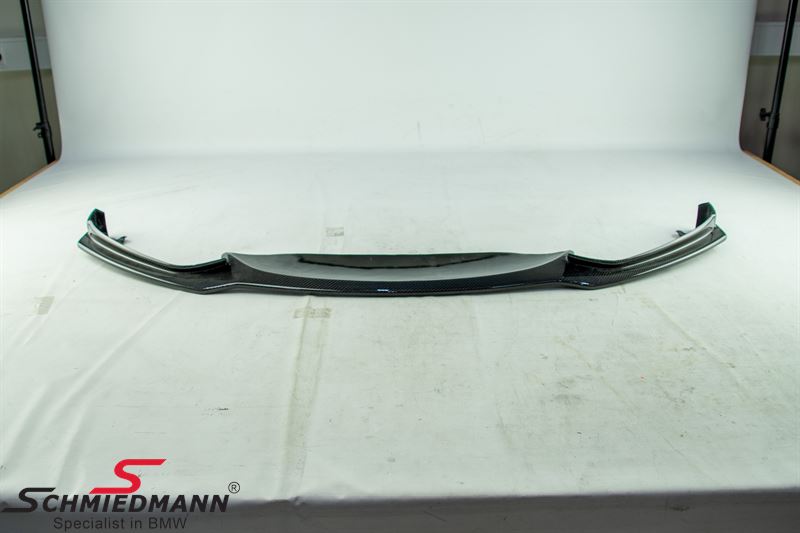 -DEMO- Frontspoiler carbon lip -Racing Line- for for M-Technic/M-Aerodynamik frontspoiler(Has scratches on passenger side)