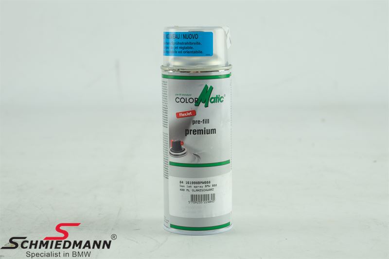 -DEMO- ColorMatic spray paint 400ML BMW Schwarz II 668 (Wrong color, is light gray instead of black)