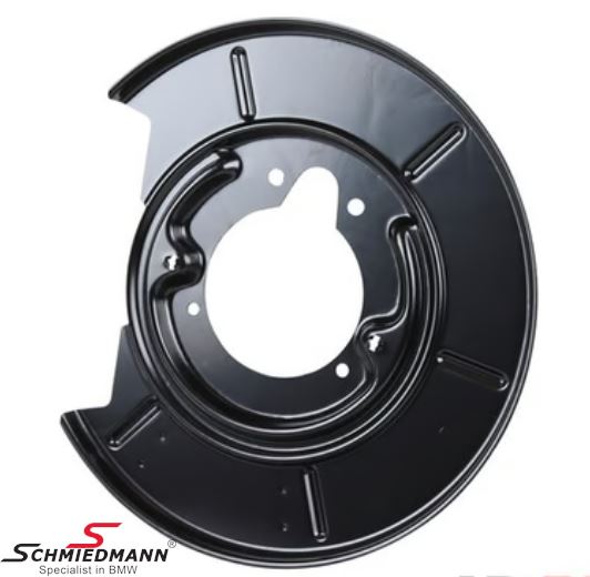Brake protection plate, rear, left side
