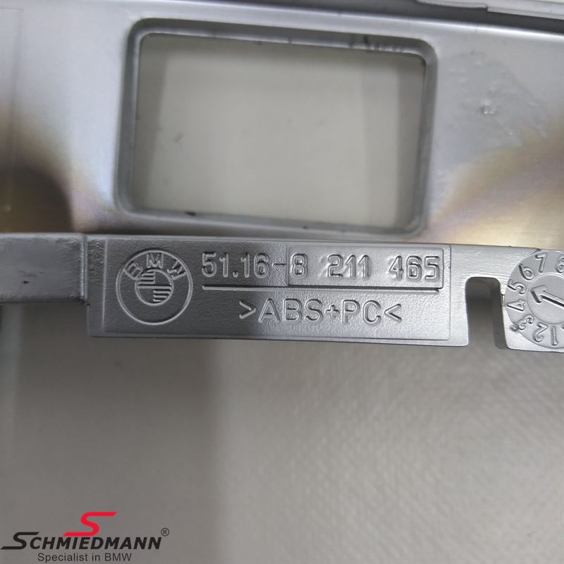 Interior moulding set matt chrom