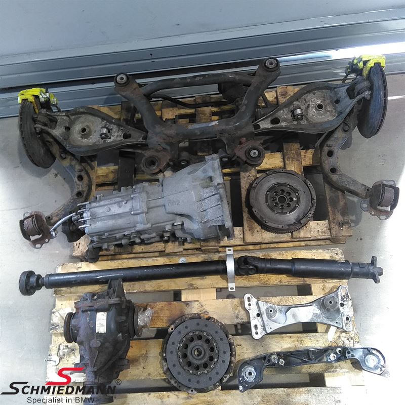 Conversion to 330I Rear axle and 6 speed gearbox (See pictures and text)