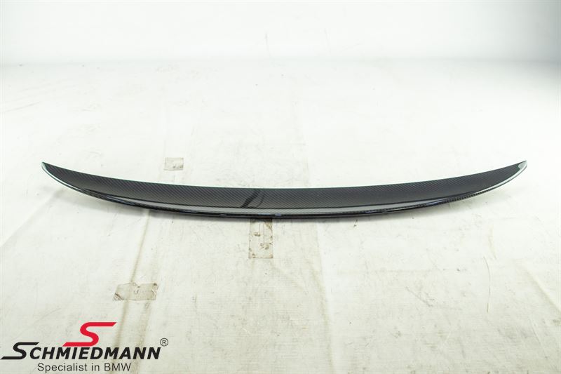 -DEMO- Rear spoiler Yas Marina - High-Gloss Black/Carbon (scratched)