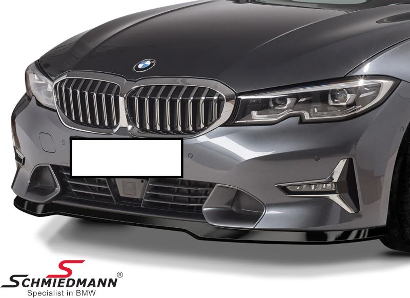 Frontspoiler lip -EVO II- Gloss black