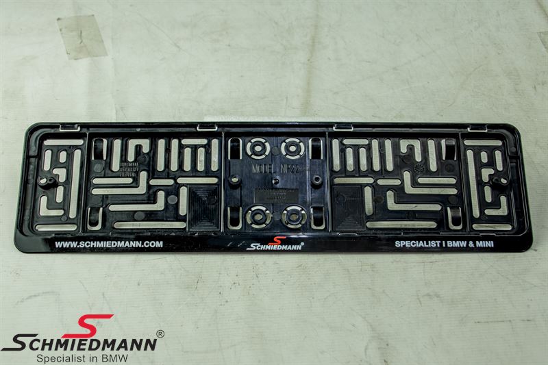 -DEMO- Schmiedmann lincense-plate holder danish (Scratched)