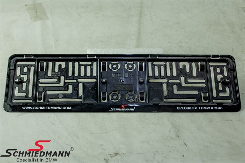-DEMO- Schmiedmann lincense-plate holder danish (Returns)