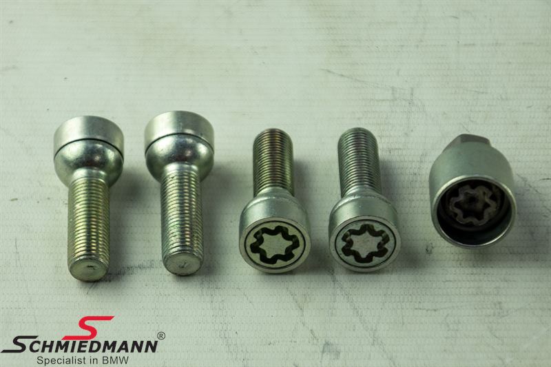 -DEMO- Wheel lock set, M14x1.5x38mm, SW17 (Returns)