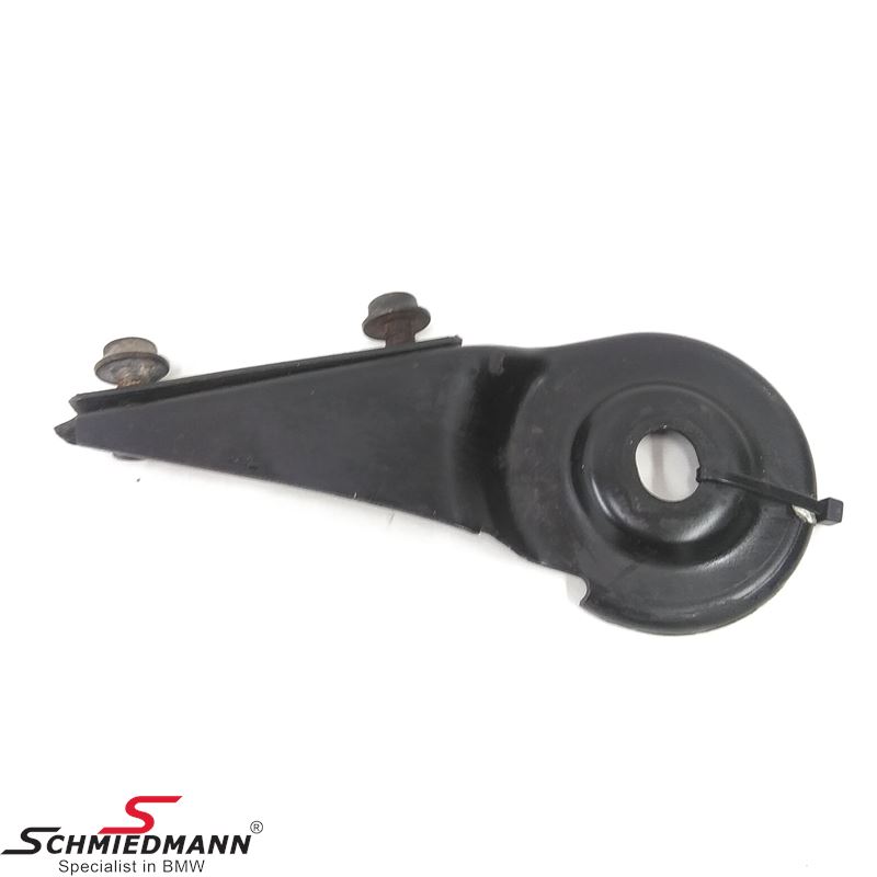 Plate under the rear axle outer bushes R.-Seite